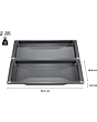 Bosch HEZ530000, Slim universal pan