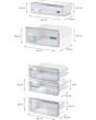 Siemens KI86NVFE0G, Built-in fridge-freezer with freezer at bottom