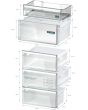 Siemens KG39NVXBG, Free-standing fridge-freezer with freezer at bottom
