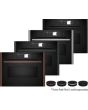 Neff C29MY7MY0, Built-in compact oven with microwave function