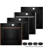 Neff B69VY7MY0, Built-in oven with added steam function