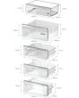 Siemens KI96NVFD0, Built-in fridge-freezer with freezer at bottom
