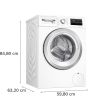 Bosch WAN28250GB, Washing machine, front loader