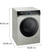 Siemens WG56B2A3GB, Washing machine, front loader