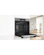 Bosch HQA574BS3B, Built-in oven with added steam function