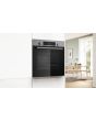 Bosch HQA574BS3B, Built-in oven with added steam function