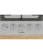 Bosch PCR9A5I90, Gas hob