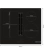 Bosch PVS611B16E, Induction hob with integrated ventilation system