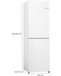 Bosch KGN27NWEAG, Free-standing fridge-freezer with freezer at bottom