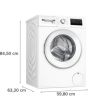 Bosch WAN28254GB, Washing machine, front loader