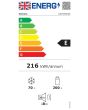 Siemens KI87VNSE0G, Built-in fridge-freezer with freezer at bottom