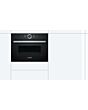 Bosch CMG656BB6B, Built-in compact oven with microwave function