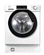 HBWS 484DMBW5-80 Integrated 8kg Washing Machine - 1400 rpm - A Energy Rating - White with Black Door