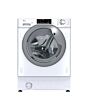 Hoover HBDS 4954DMS5-80 Integrated 9+5kg Washer Dryer - 1400 rpm - A/D Energy Rating - White with Silver Door
