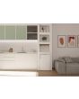 Hoover HONUQ2L58EWHK Undercounter Freezer with Handle - White