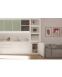 Hoover HONUQ2L58EWHK Undercounter Freezer with Handle - White
