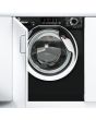 Hoover HBDS 485D1ACBE-80 H-WASH&DRY 300 LITE Integrated Washer Dryer, 8/5kg Capacity, 1400rpm, E/C Energy Rated - Black & Chrome