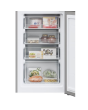 Hoover HVT3CLECKIHS-1 Freestanding Fridge Freezer - Silver - E Rated