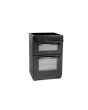 Montpellier MDC600FK 60cm Double Oven in Black