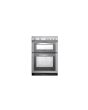 Montpellier MDC600FS 60cm Double Oven in Silver