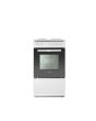Montpellier MSE46W 50cm Electric Cooker in White