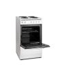 Montpellier MSE46W 50cm Electric Cooker in White