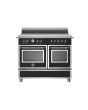 Bertazzoni HER105I2ENET Heritage 100cm Range Cooker Twin Oven Induction Matt Black