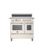 Bertazzoni HER95I2EAVT Heritage 90cm Range Cooker Twin Oven Induction Ivory