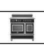 Bertazzoni HER95I2ENET Heritage 90cm Range Cooker Twin Oven Induction Matt Black