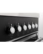 Bertazzoni HER95I1ENET Heritage 90cm Range Cooker Single Oven Induction Matt Black
