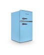 Montpellier MAB2035EPB Retro Undercounter Fridge Freezer In Pastel Blue
