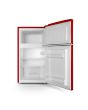 Montpellier MAB2035ER Retro Undercounter Fridge Freezer In Red