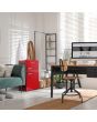 Montpellier MAB2035ER Retro Undercounter Fridge Freezer In Red