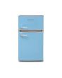Montpellier MAB2035PB Undercounter Retro Fridge Freezer in Pastel Blue