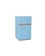 Montpellier MAB2035PB Undercounter Retro Fridge Freezer in Pastel Blue