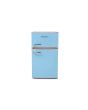 Montpellier MAB2035PB Undercounter Retro Fridge Freezer in Pastel Blue