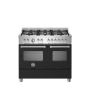 Bertazzoni MAS106L2ENEC Master 100cm Range Cooker Twin Oven Dual Fuel Matt Black