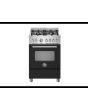 Bertazzoni MAS64L1ENEC Master 60cm Dual Fuel Single Cooker - Matt Black