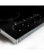 Montpellier MCH59CK 59cm 4 Zone Ceramic Hob With Dials