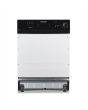 Montpellier MDI655K Full Size 60cm Semi Integrated Dishwasher in Black