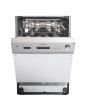 Montpellier MDI655X Full Size 60cm Semi Integrated Dishwasher in Stainless Steel