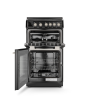 Montpellier MDOG50LK 50cm Double Gas Cooker in Black