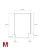 Montpellier MDWBID4553 45cm 10 Place Setting Fully Integrated Slimline Dishwasher