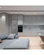 Montpellier MFF183EXWD Frost Free Fridge Freezer With Water Dispenser In Inox