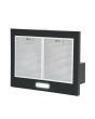 Montpellier MH600BK 60cm Black Chimney Hood