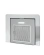 Montpellier MHG600X 60cm Curved Glass Stainless Steel Chimney Hood