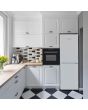 Montpellier MLF1770EW Low Frost Fridge Freezer In White