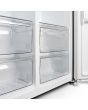 Montpellier MSBS442W American Side By Side Fridge Freezer In White