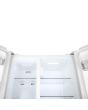 Montpellier MSBS442W American Side By Side Fridge Freezer In White