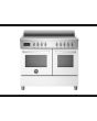Bertazzoni PRO105I2EBIT Professional 100cm Range Cooker Twin Oven Induction Gloss White